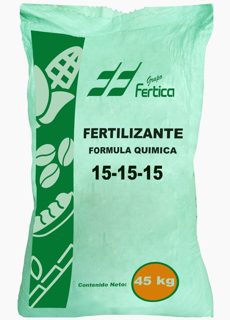 Formula Quimica 15-15-15 45kg Fertica