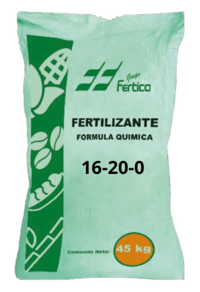 Formula Quimica 16-20-0 45kg Fertica