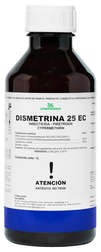 DISMETRINA 25EC LITRO
